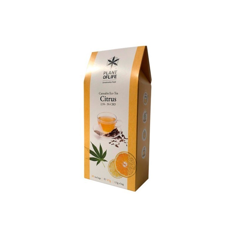 Tisana alla canapa naturale - 10 bustine da 1,5g Plant of Life
