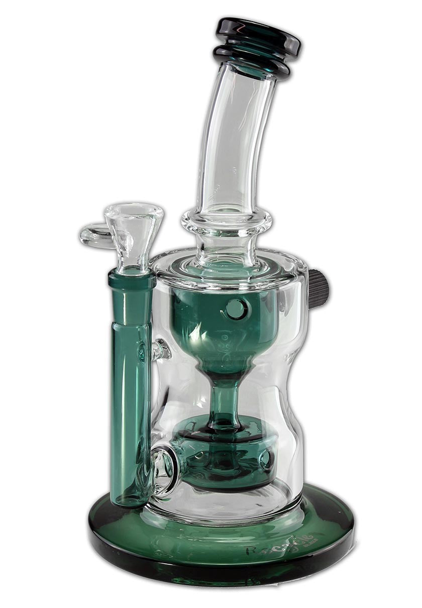 BLAZE GLASS Recycle Bubbler Funnel Percolator