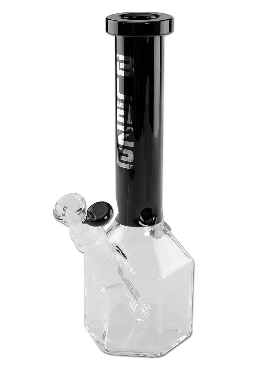 BLAZE GLASS Chump Ice Bong black