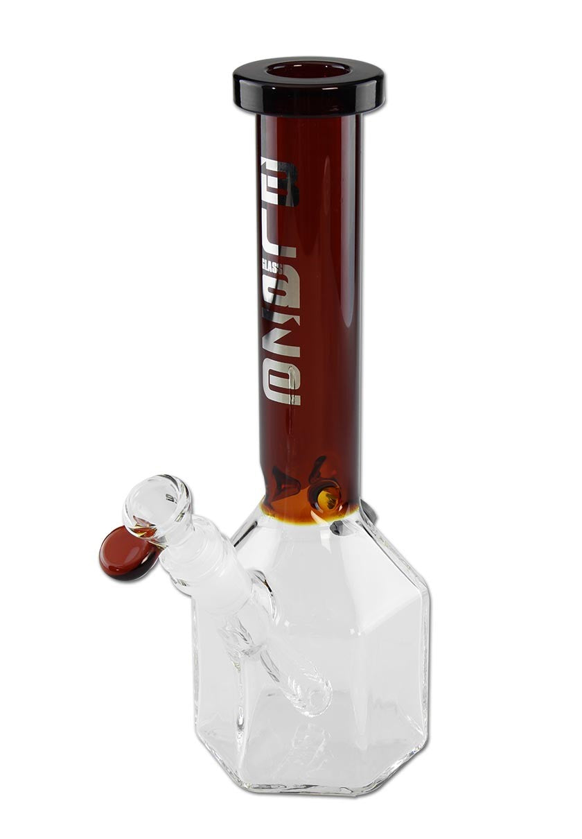 BLAZE GLASS Chump Ice Bong amber