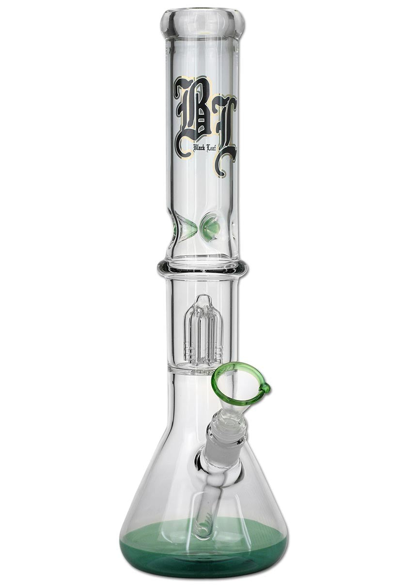 BL Glass Bong Ice 4-Arm Percolator sea green