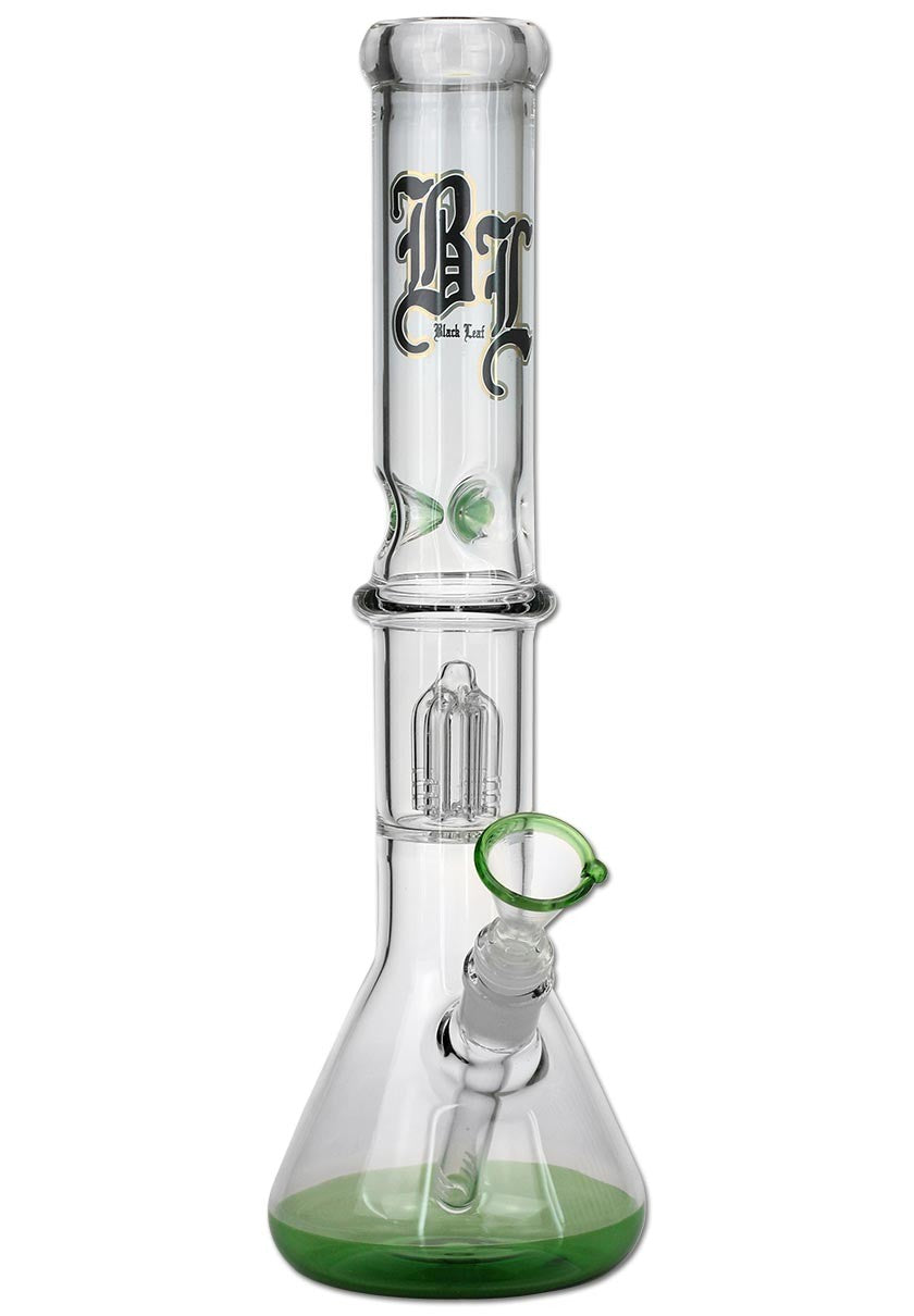 BL Glass Bong Ice 4-Arm Percolator green