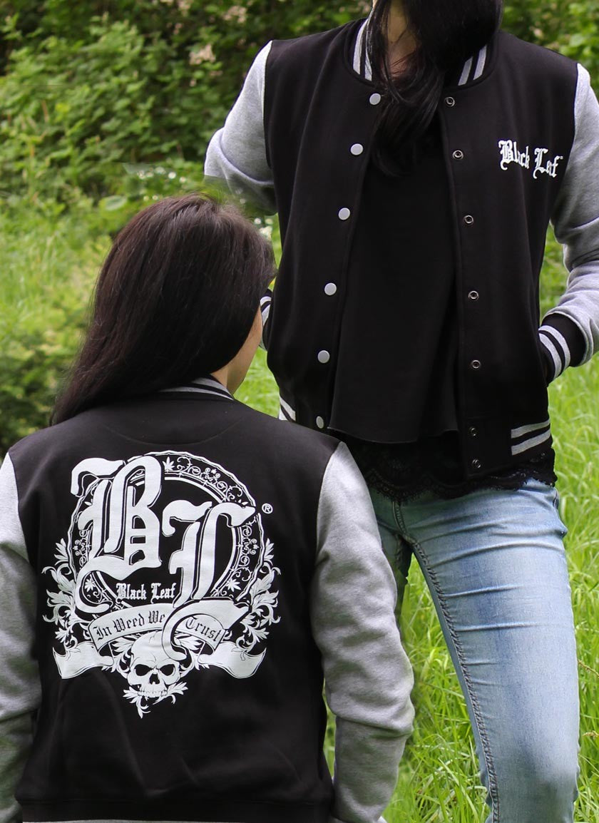 Black Leaf College Jacket for Women Size XL