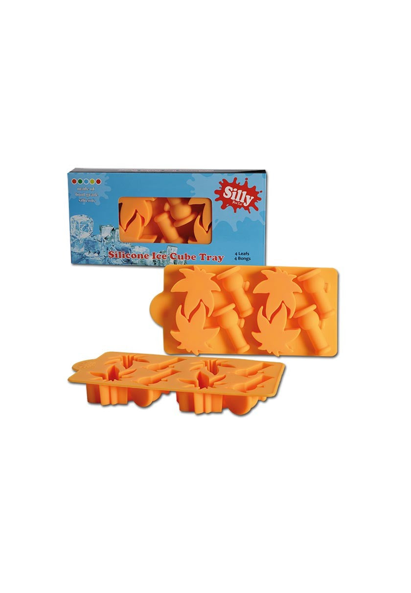 Oil Black Leaf Silly Silicone Ice Tray