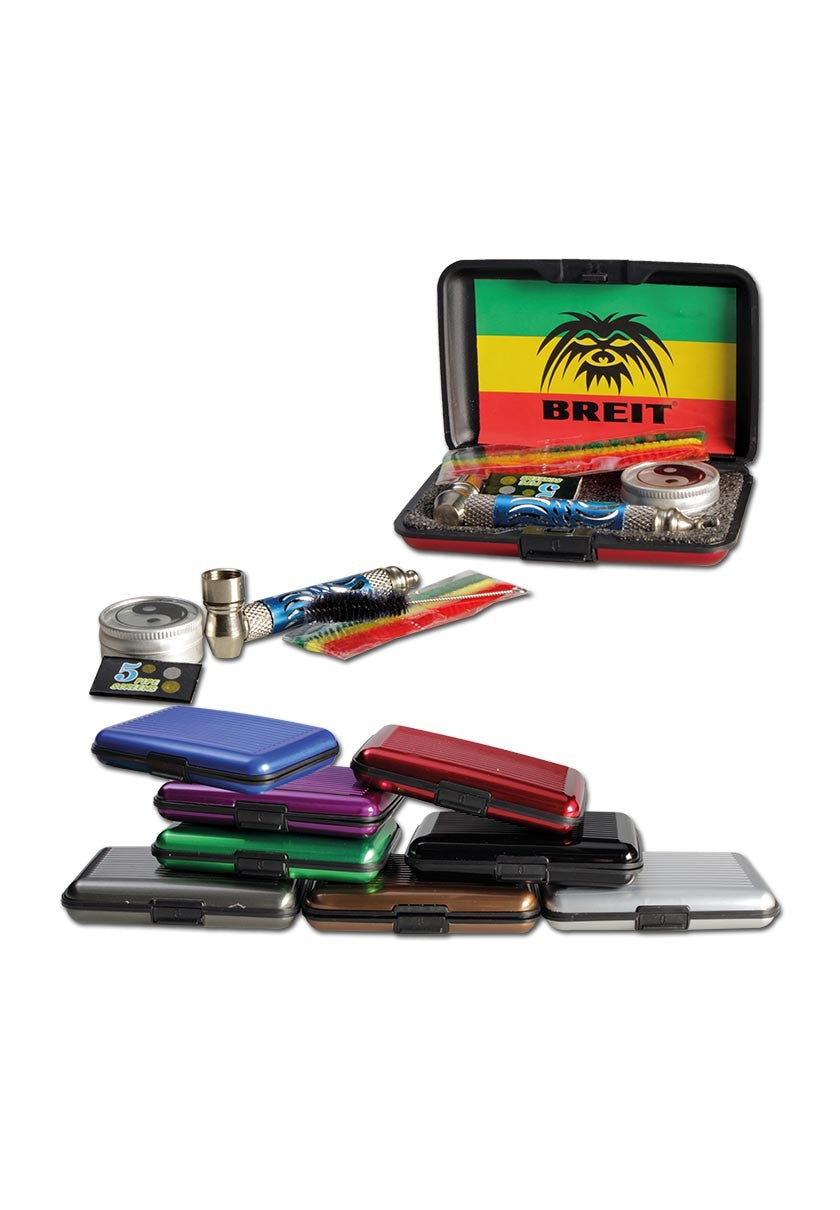 Metal Pure Pipe Set Breit in a Case