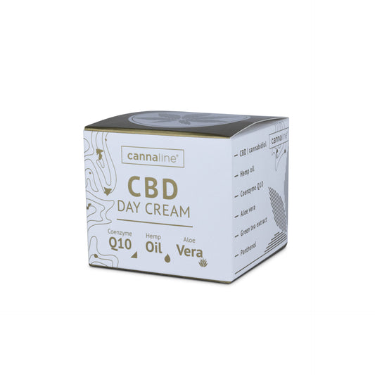 Crema da giorno al CBD con Q10 e Aloe Vera – Cannaline