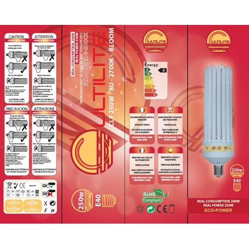 CULTILITE - G-SHOCK BLOOM - LAMPADA CFL BASSO CONSUMO - 2700°K