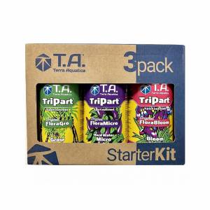 GHE - T.A. - 3Pack Starter Kit - Tripart Flora Series Hard Water