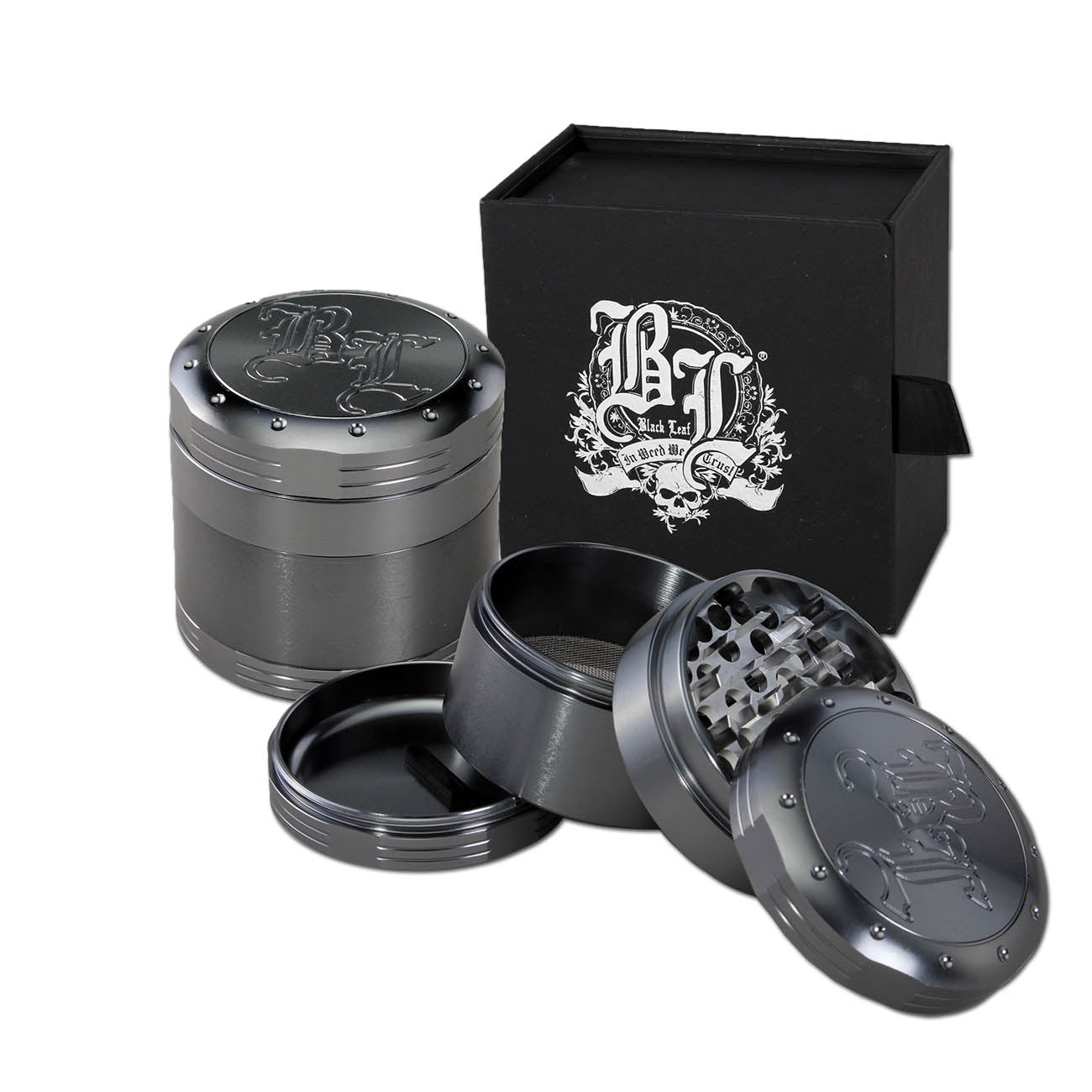 BL Weed Grinder 4tlg Black 