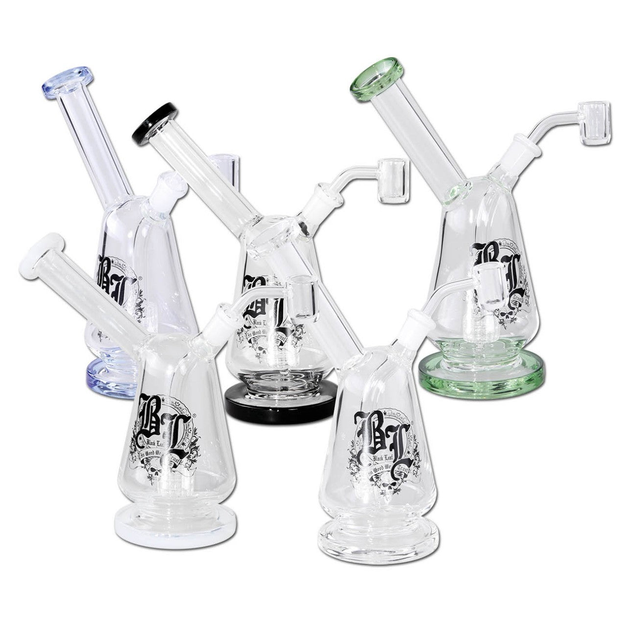 BL Oil Pipe/Dab Rig with Drum Percolator