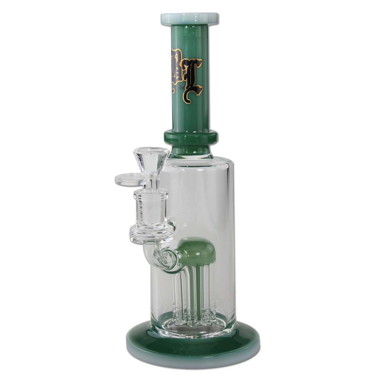 Black Leaf Percolator Bong green