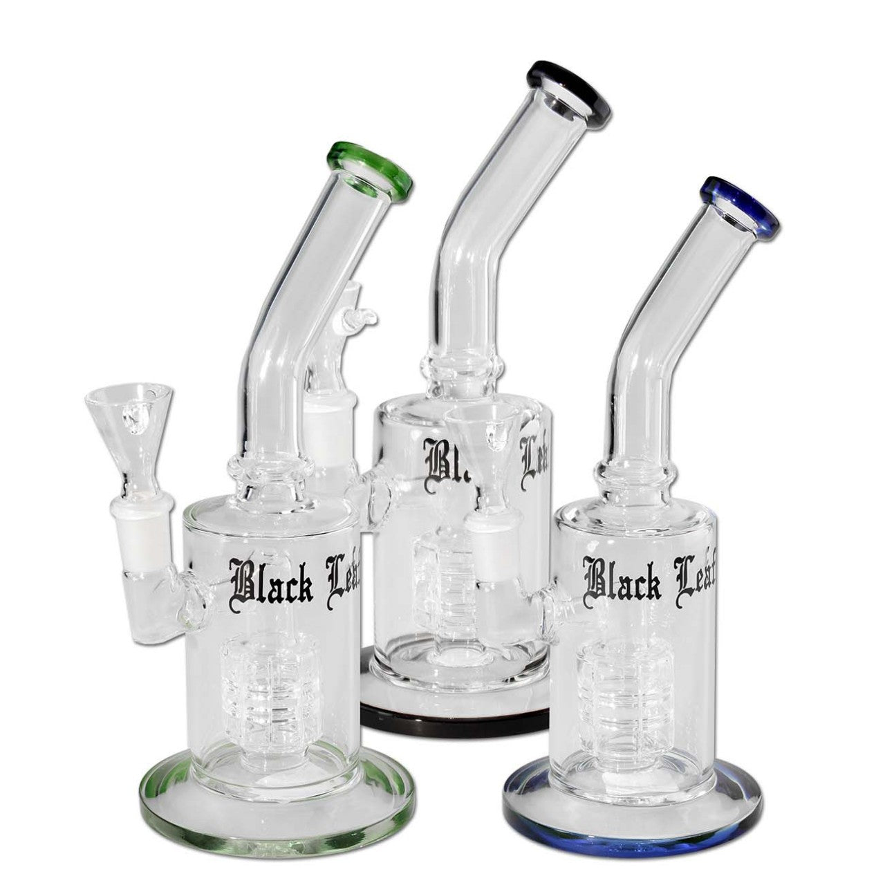 Black Leaf Bubbler with Drum Percolator