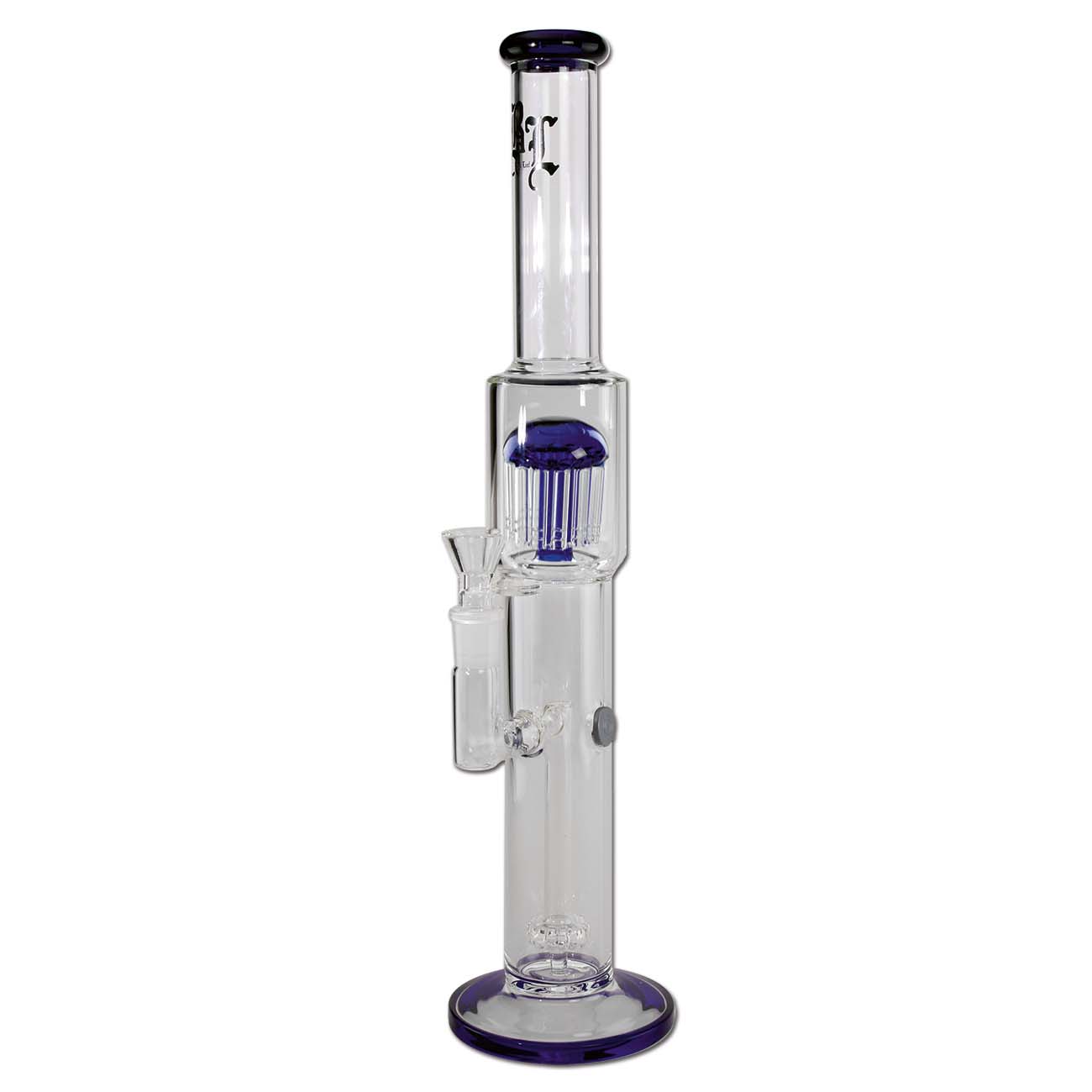 BL Glass Bong Tamburo + Percolatore per alberi
