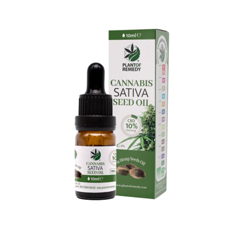 OLIO DI CANNABIS CON 10% CBD 10ML - PLANT OF REMEDY