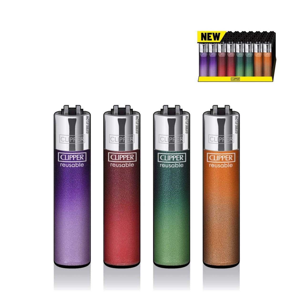 CLIPPER Lighters METALLIC GRADIENT #5