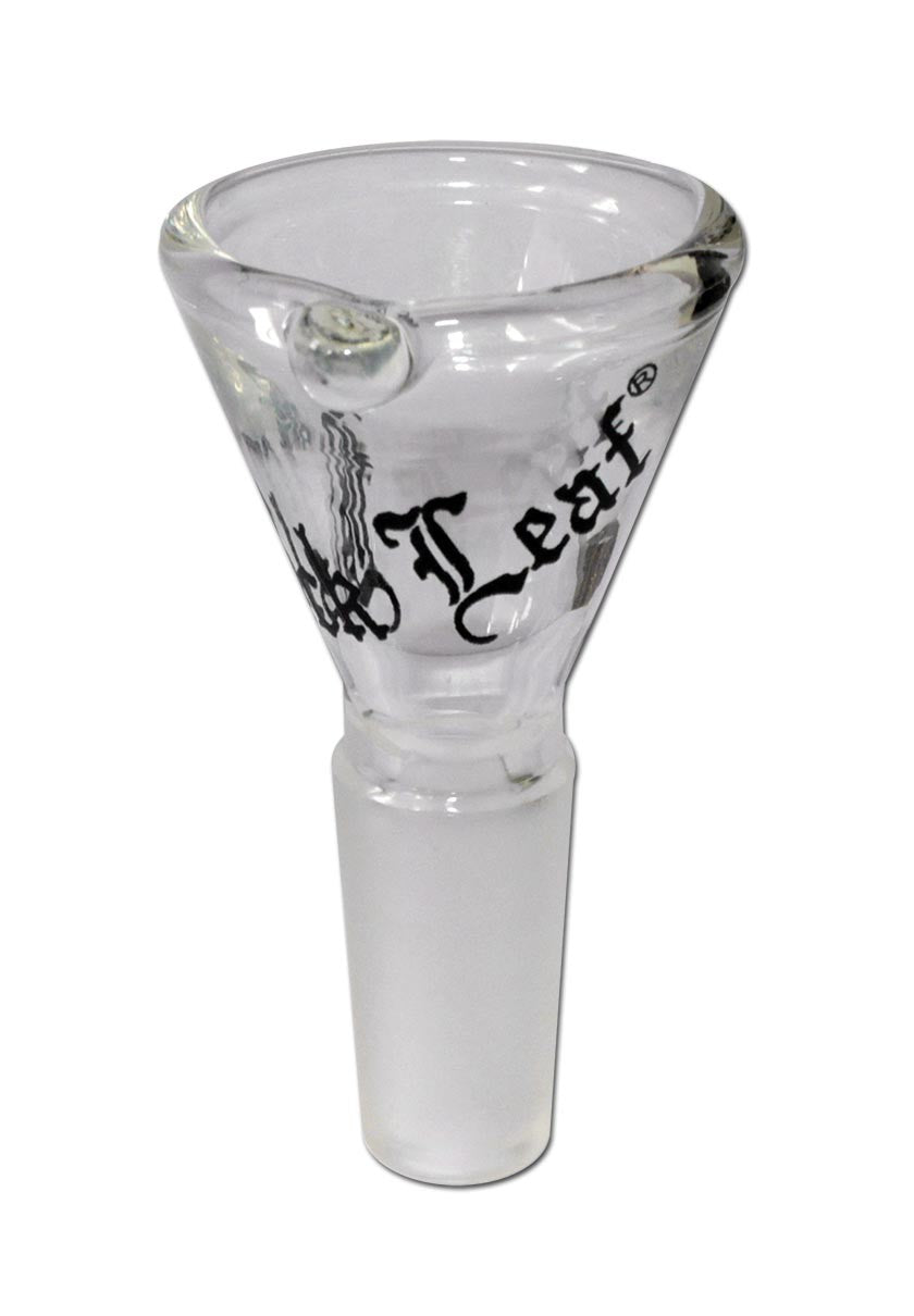 Black Leaf Glass Bowl