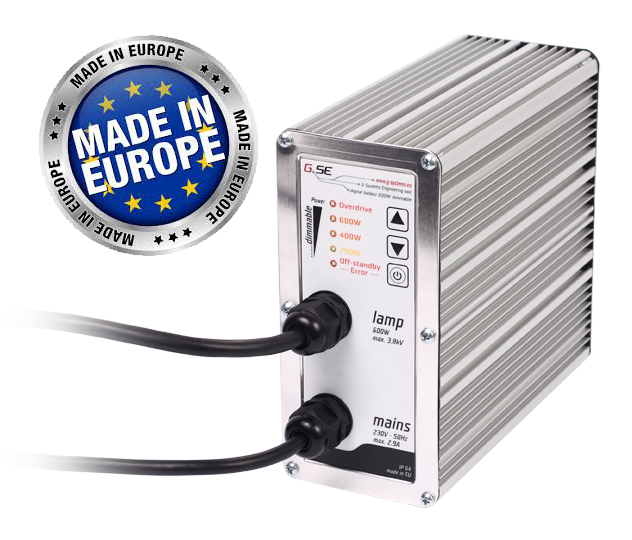 Ballast Elettronico GSE 600W dimmerabile 250-400-600-660W HPS MH