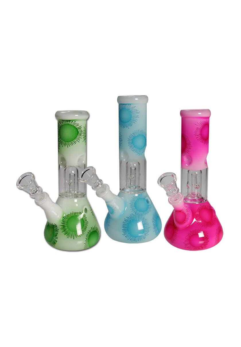 Ice Bong with Dome Perkolator various Colours