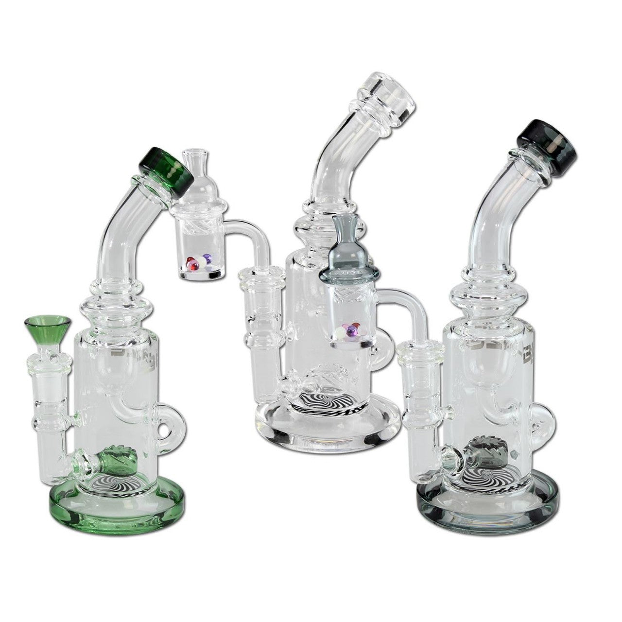 BLAZE Recycle Bong for Herbs/Oil with Carb Cap