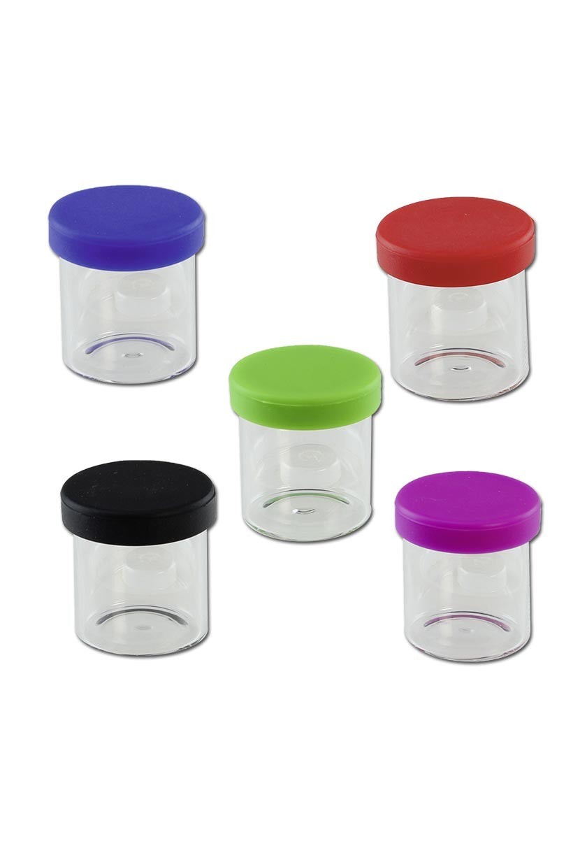 Silicone Lid Glass Jar 10ml