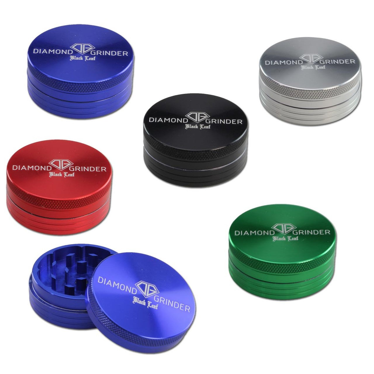Black Leaf Diamond Grinder 2-part Aircraft Aluminium