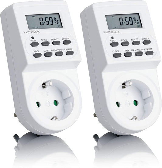 Timer digitale settimanale - 10 programmi