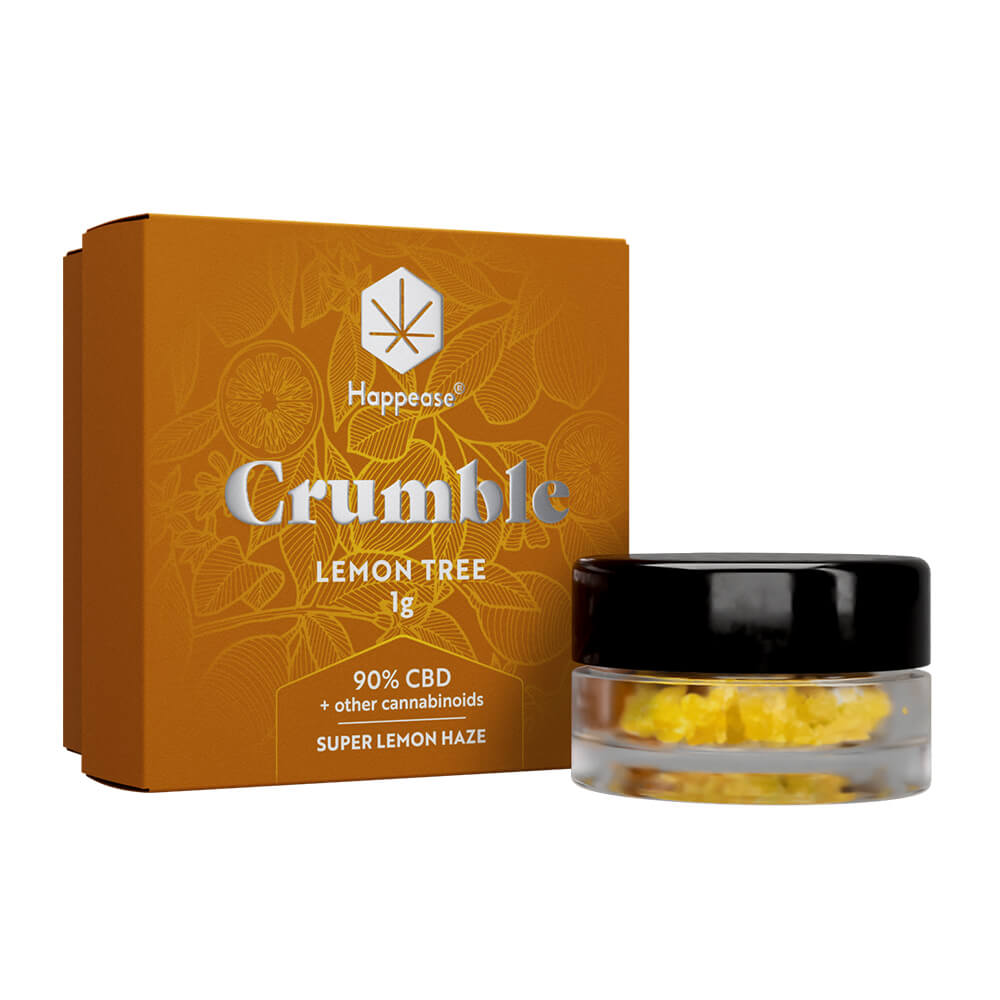 Happease Estratto di CBD Crumble 90% CBD + Altri Cannabinoidi (1g)