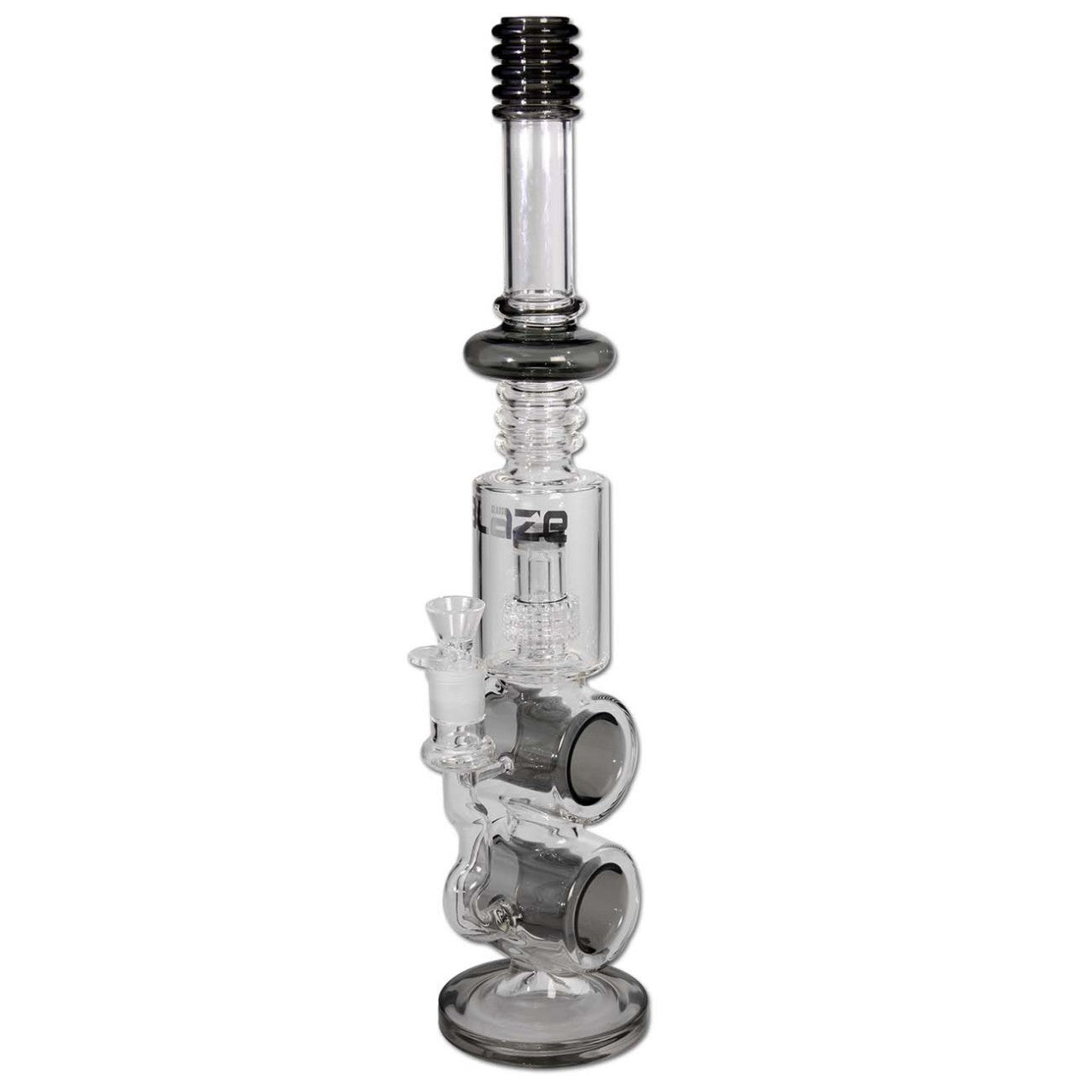 BLAZE GLASS Rachenkracher Bong with Drum Perco