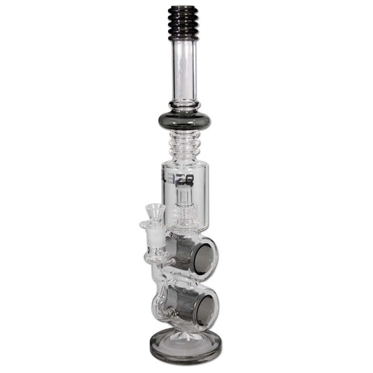 BLAZE GLASS Rachenkracher Bong with Drum Perco