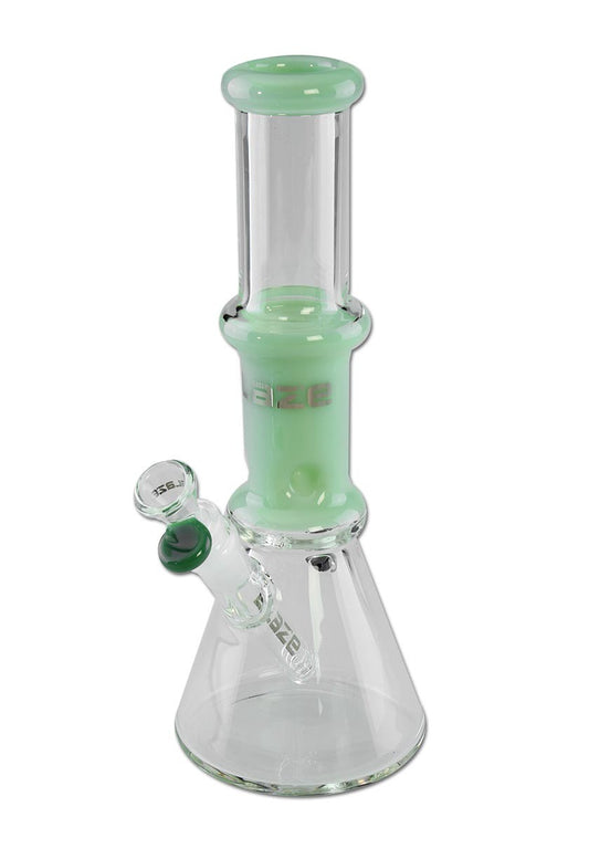 BLAZE GLASS Flask Bong Ice jade