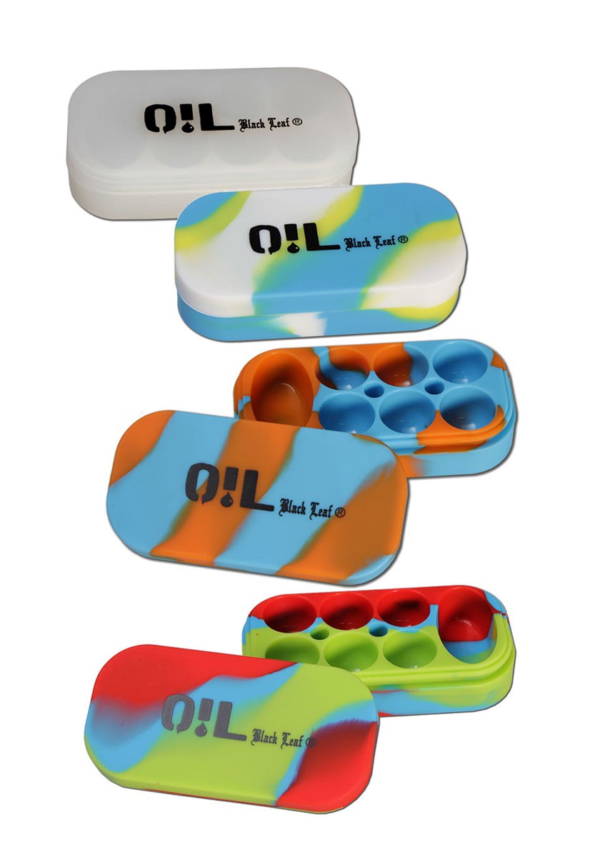 Silicone Box with 7 Chambers 6x4ml + 1x10ml