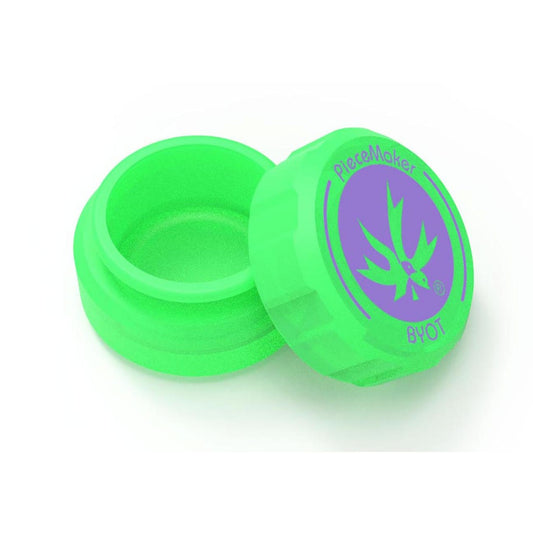 PieceMaker Green Glow Silicone Container