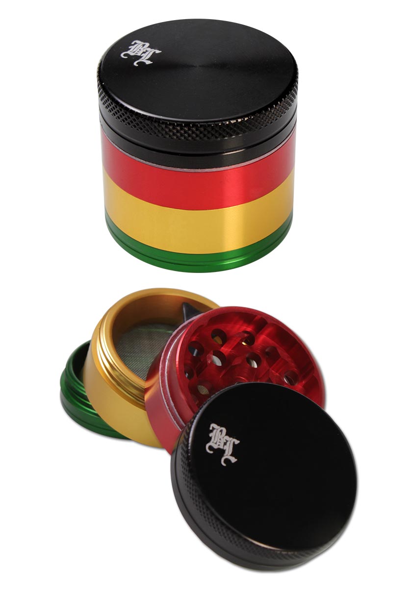 Grinder in alluminio 4-part Rasta