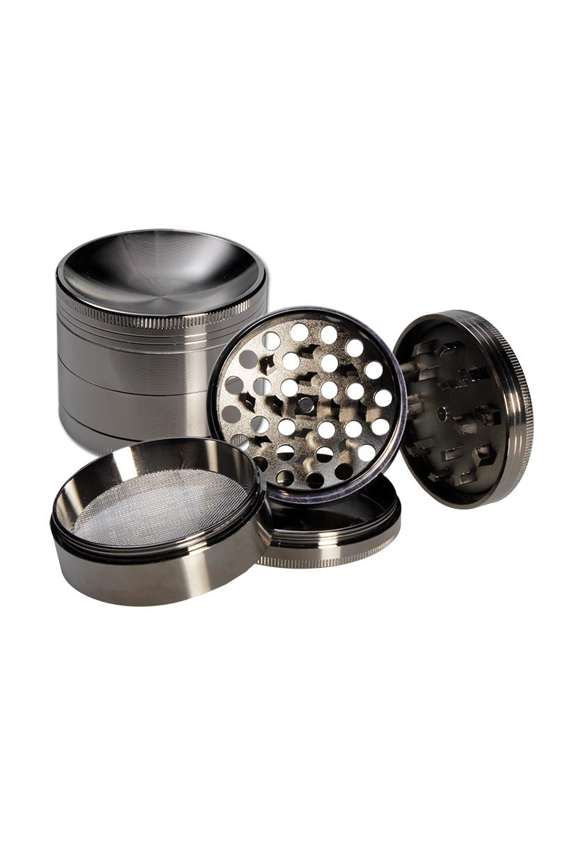 Grinder 4-part concave grey