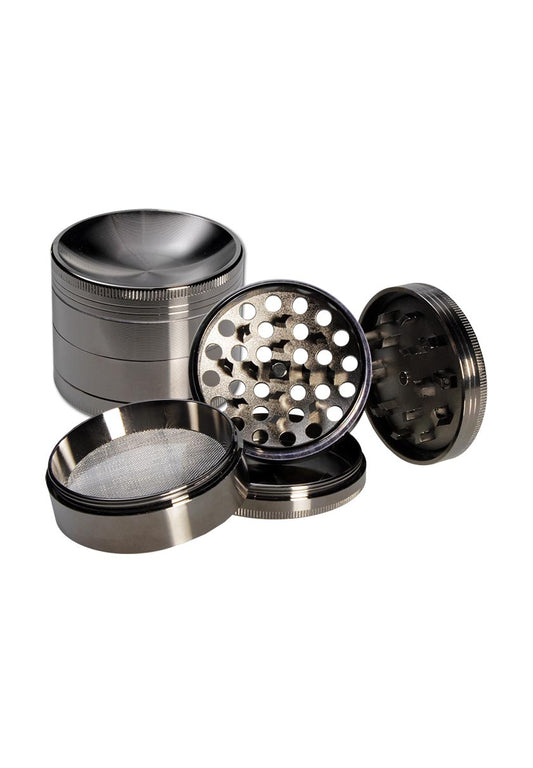 Grinder 4-part concave grey