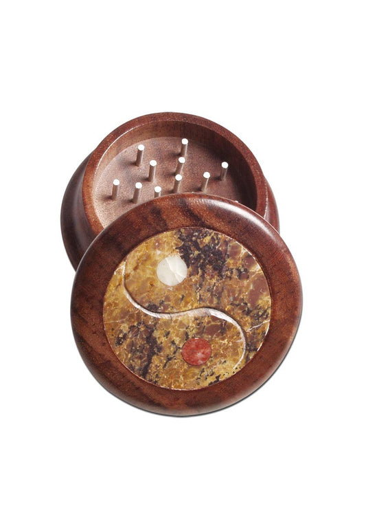 Rosewood Grinder YinYang 2-part w. Inlay