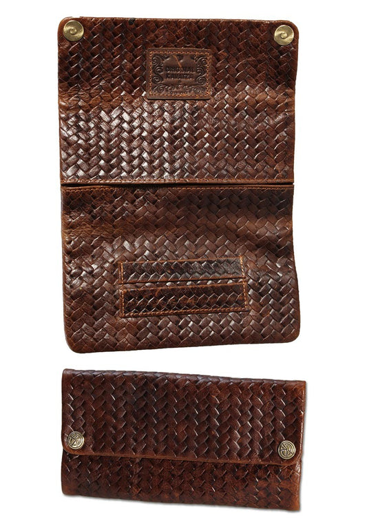 Kavatza Woven Havana Tobacco Pouch smooth