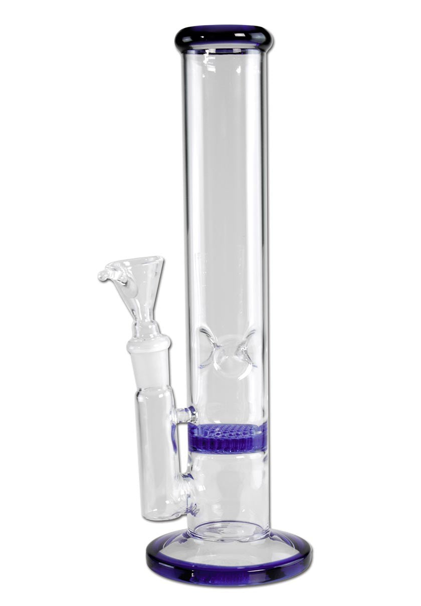 Ice Bong HoneyComb blue