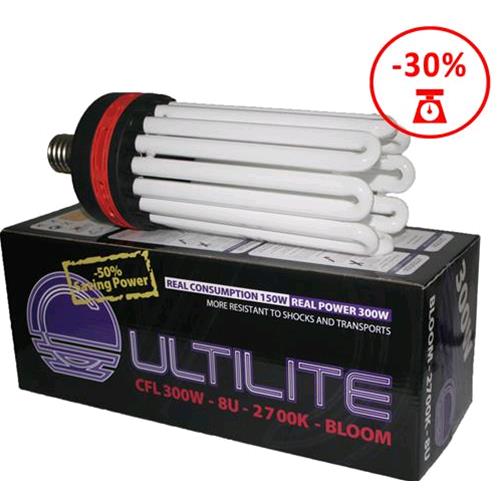 CULTILITE - CFL BLACK SERIES - 300W / CONSUMO 200W - BLOOM 2700°K