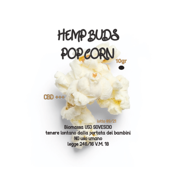 Pop Corn 10 gr Cbd