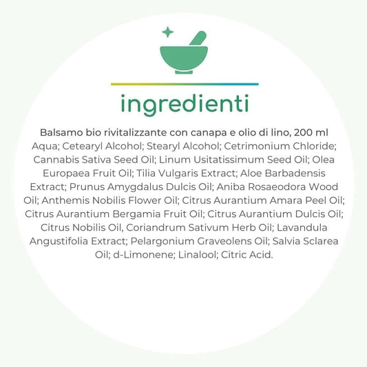 Balsamo rivitalizzante e volumizzante, 200 ml - Verdesativa