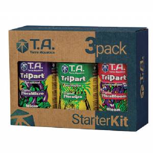 GHE - T.A. - 3Pack Starter Kit - Tripart Flora Series Soft Water