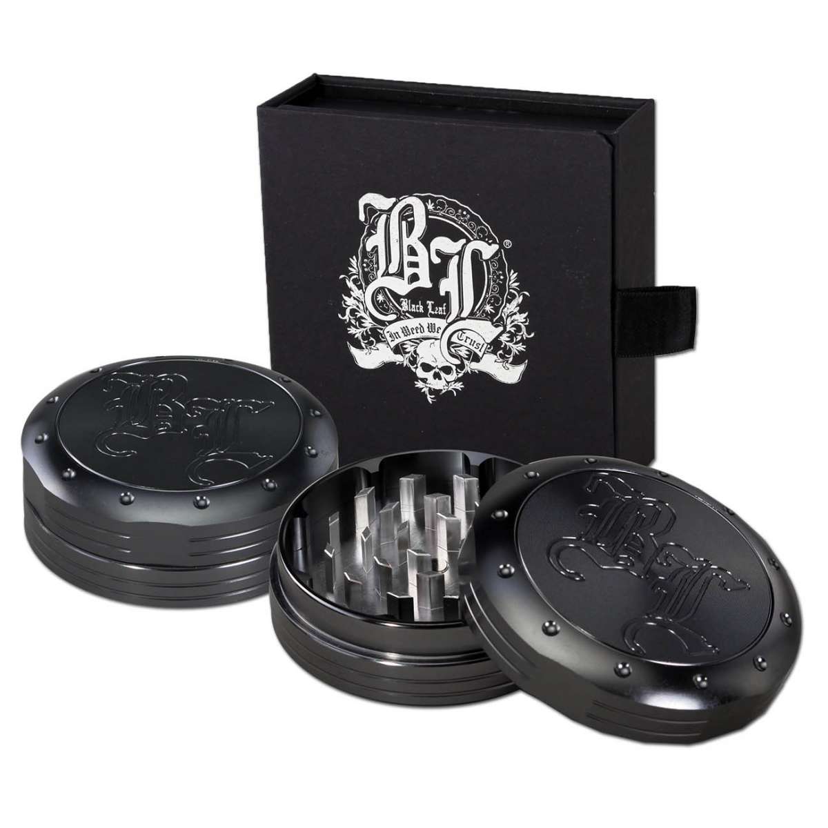 BL Grinder per incisione profonda in 2 parti grigio
