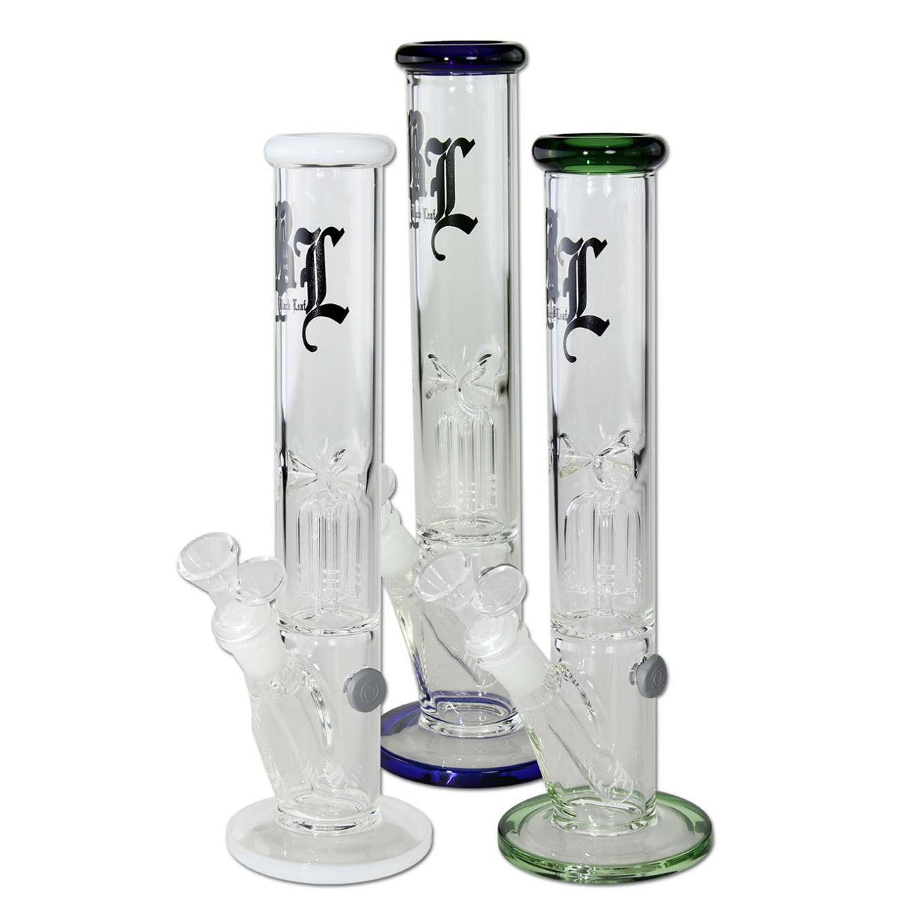 Black Leaf Ice Bong 4-Arm Percolator