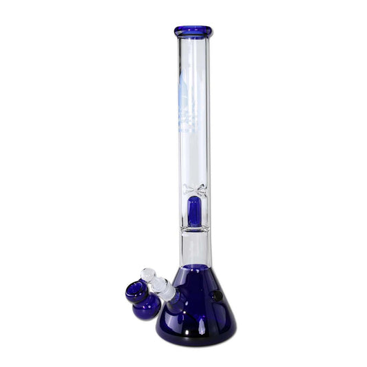 Black Leaf Glass Bong Ice blue 1xPercolator