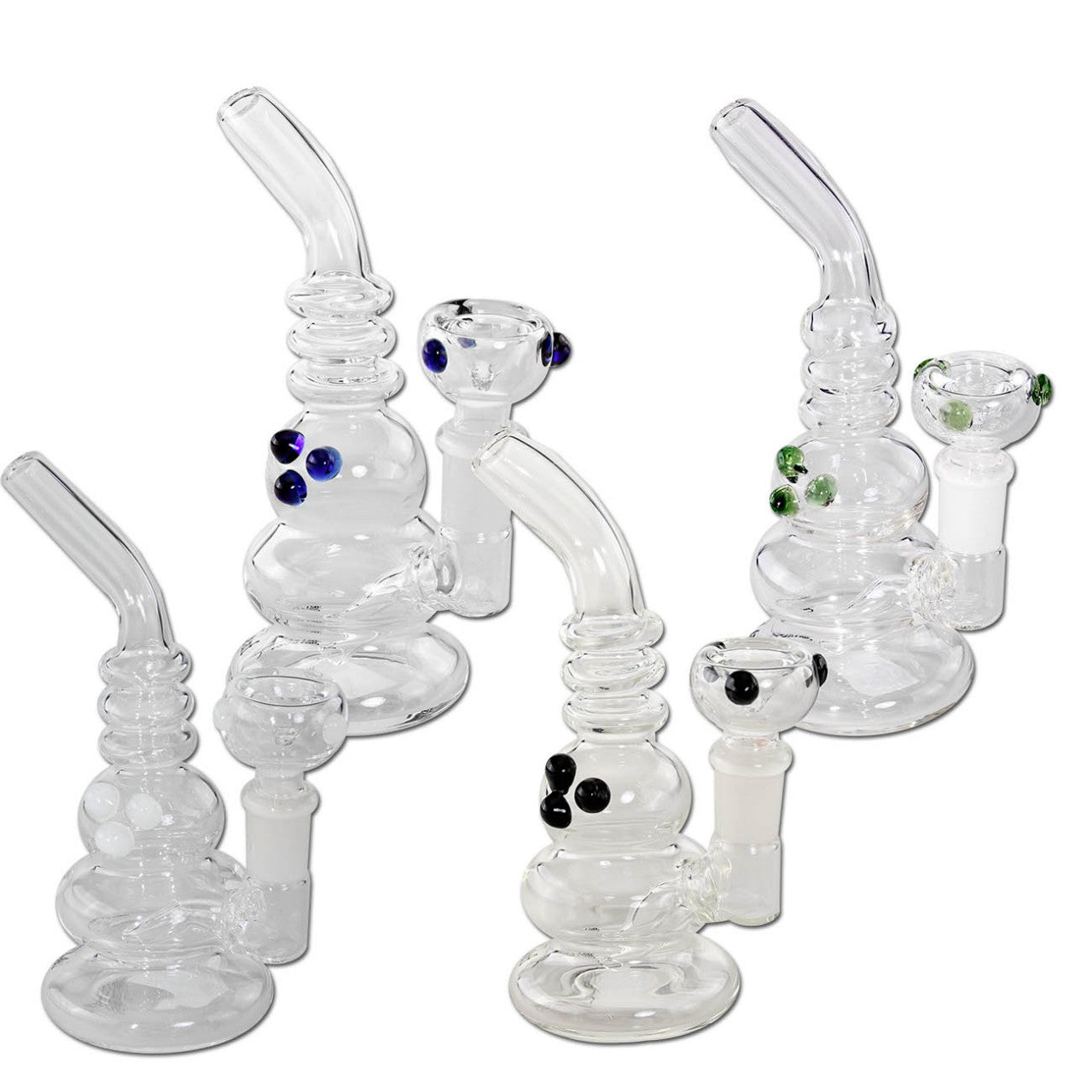 Black Leaf Mini Bubbler