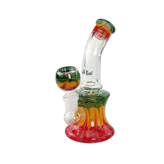 Black Leaf Mini Bubbler rasta