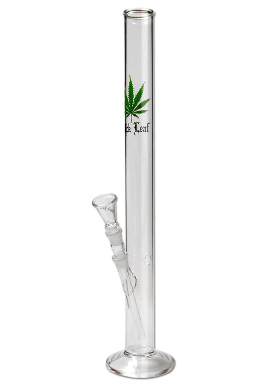 Bong in vetro foglia nera LEAF