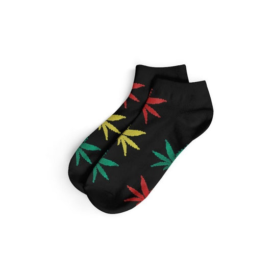 Copia del CALZINI CORTI - TAGLIA 40-45 COLORI RASTA