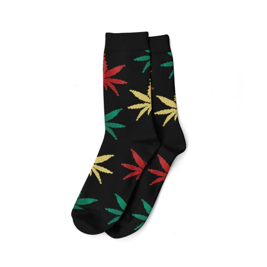 CALZINI LUNGHI - TAGLIA 40-45 COLORI RASTA - 12 PAIA